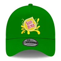 Men's New Era  Green/White Dale Earnhardt Jr. Sun Drop 9FORTY Trucker Adjustable Hat