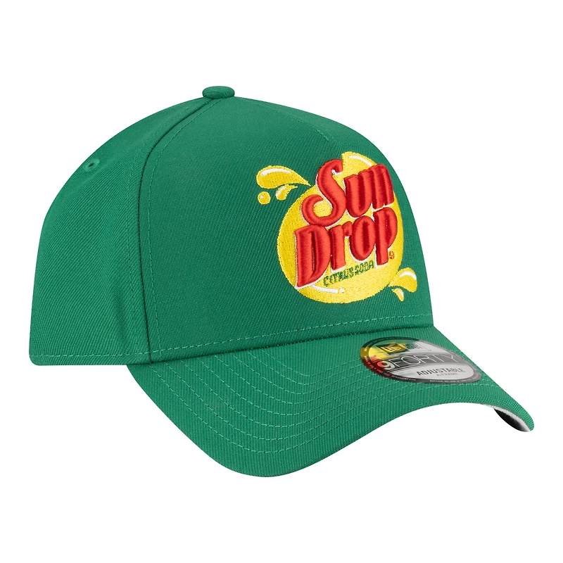 Men's New Era  Green NASCAR Dale Earnhardt Jr. Sun Drop 9FORTY A-Frame Adjustable Hat
