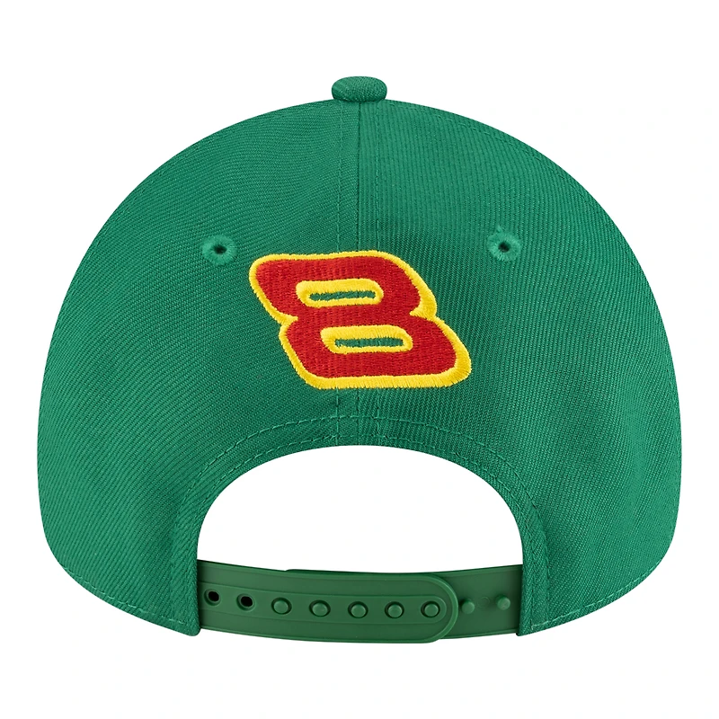 Men's New Era  Green NASCAR Dale Earnhardt Jr. Sun Drop 9FORTY A-Frame Adjustable Hat