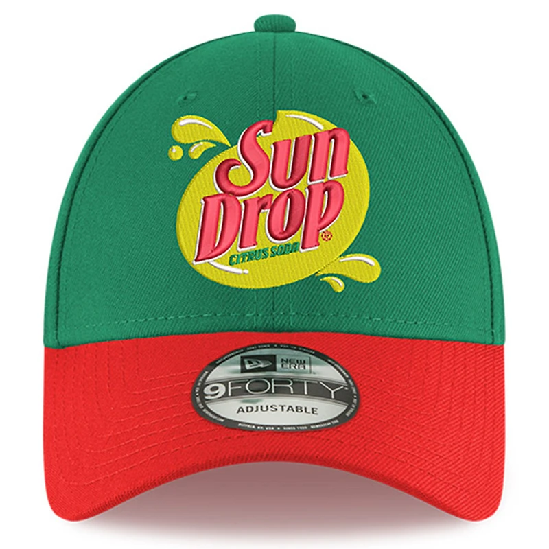 Men's New Era Kelly Green Dale Earnhardt Jr. Sun Drop 9FORTY Snapback Hat