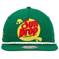 New Era Kelly Green Dale Earnhardt Jr. Sun Drop Golfer Snapback Casquette pour homme