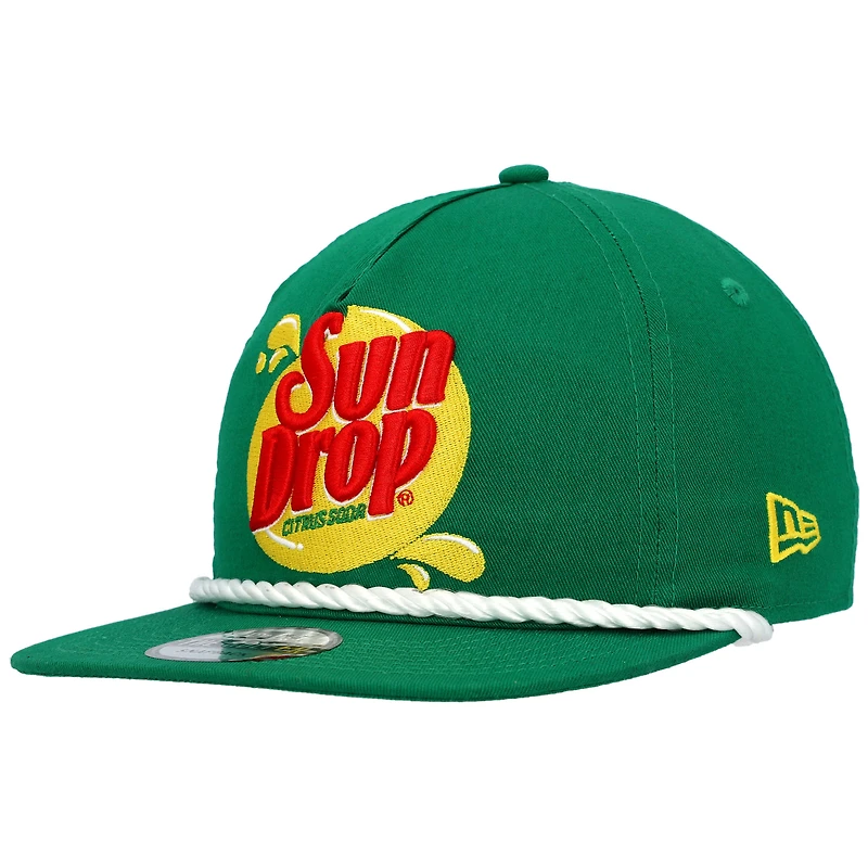 New Era Kelly Green Dale Earnhardt Jr. Sun Drop Golfer Snapback Casquette pour homme