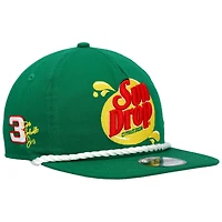 Men's New Era Kelly Green Dale Earnhardt Jr. Sun Drop Golfer Snapback Hat