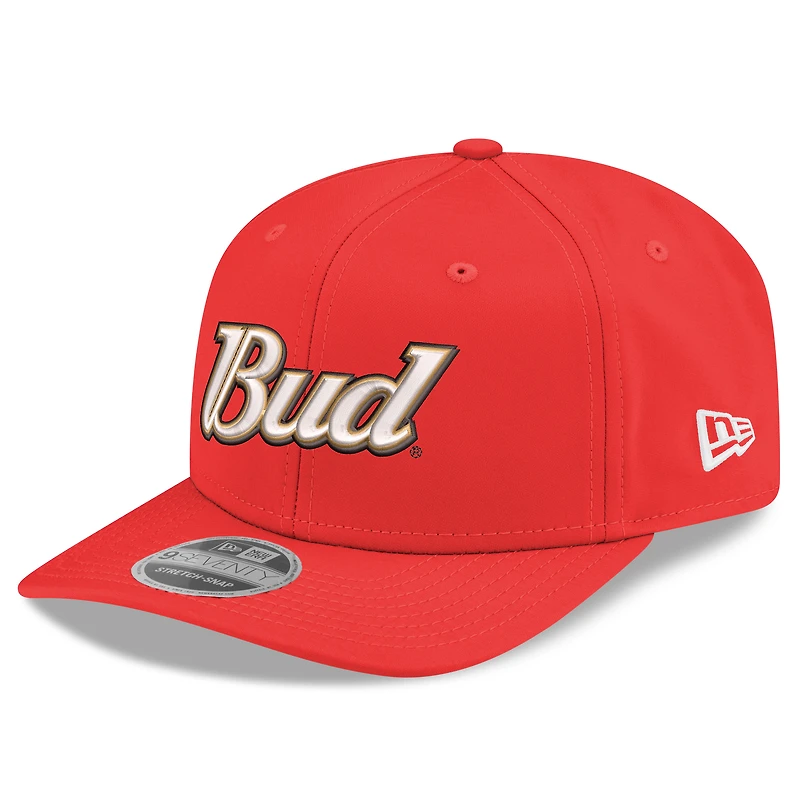 Men's New Era Red Dale Earnhardt Jr. Budweiser 9SEVENTY Stretch-Snap Hat
