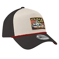 Casquette ajustable en corde Dale Earnhardt Jr. 9FORTY de New Era pour homme, noire