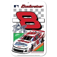 WinCraft Dale Earnhardt Jr. Budweiser Baseball 11" x 17" Indoor/Outdoor Sign