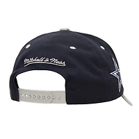 Mitchell & Ness  Navy Dallas Cowboys Block Sweep Pro Adjustable Hat