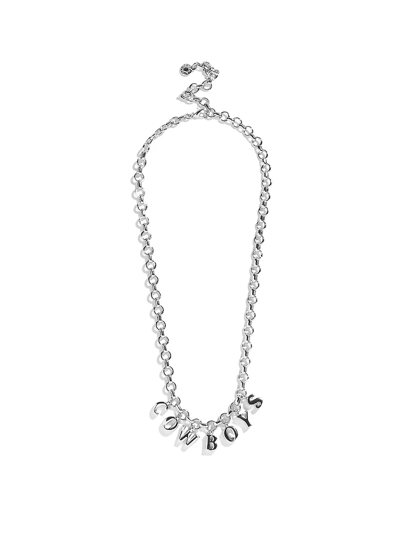 BaubleBar Dallas Cowboys Wordmark Charm Necklace
