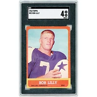 Bob Lilly Dallas Cowboys 1963 Topps #82 SGC Authenticated 4 Rookie Card