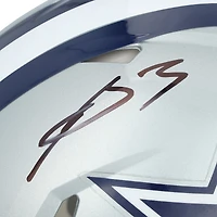 Casque Riddell Speed ​​Authentic autographié par CeeDee Lamb, Dak Prescott et George Pickens des Dallas Cowboys