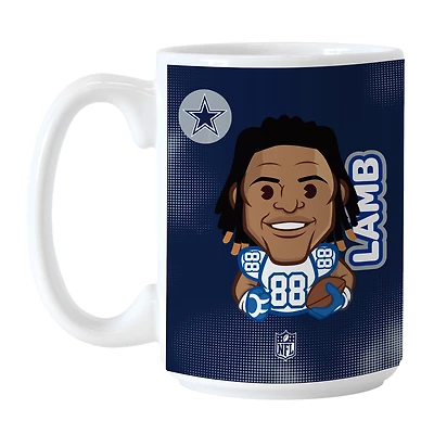 CeeDee Agneau Dallas Cowboys 15oz. Tasse de caricature de joueur