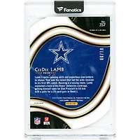 CeeDee Lamb Dallas Cowboys 2020 Panini Select Gold Prizm #357 #6/10 Rookie Card