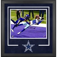 CeeDee Lamb Dallas Cowboys Autographed Framed 16" x 20" TD Catch vs. Minnesota Photograph