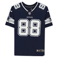 Maillot Nike bleu marine dédicacé par CeeDee Lamb des Cowboys de Dallas