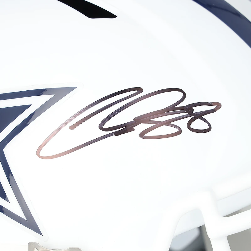 CeeDee Lamb Dallas Cowboys Autographed Riddell 2022 Alternate Speed Replica Helmet