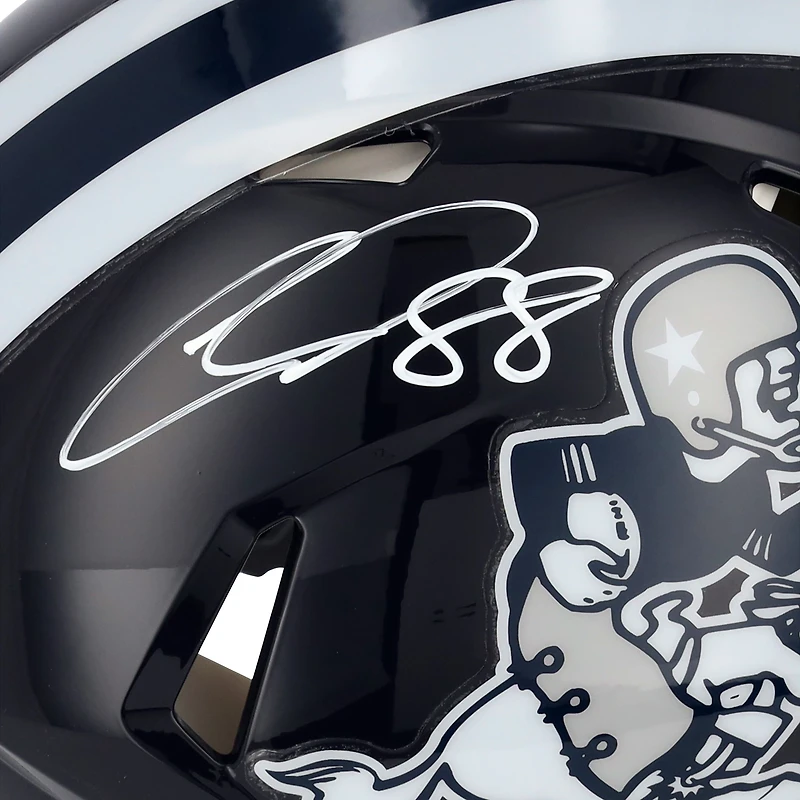 CeeDee Lamb Dallas Cowboys Autographed Riddell Cowboy Joe Speed Authentic Helmet
