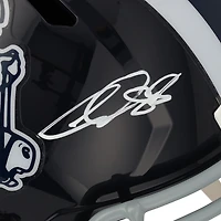 Casque réplique autographié Riddell Cowboy Joe Speed ​​des Dallas Cowboys par CeeDee Lamb