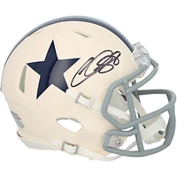 CeeDee Lamb Dallas Cowboys Autographed Riddell Retro Speed Mini Helmet
