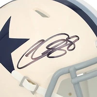 Casque Riddell Retro Speed ​​Mini autographié par CeeDee Lamb (Dallas Cowboys)