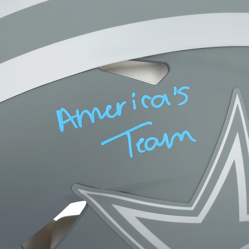 CeeDee Lamb Dallas Cowboys Autographed Riddell Slate Speed Authentic Helmet with "America's Team" Inscription