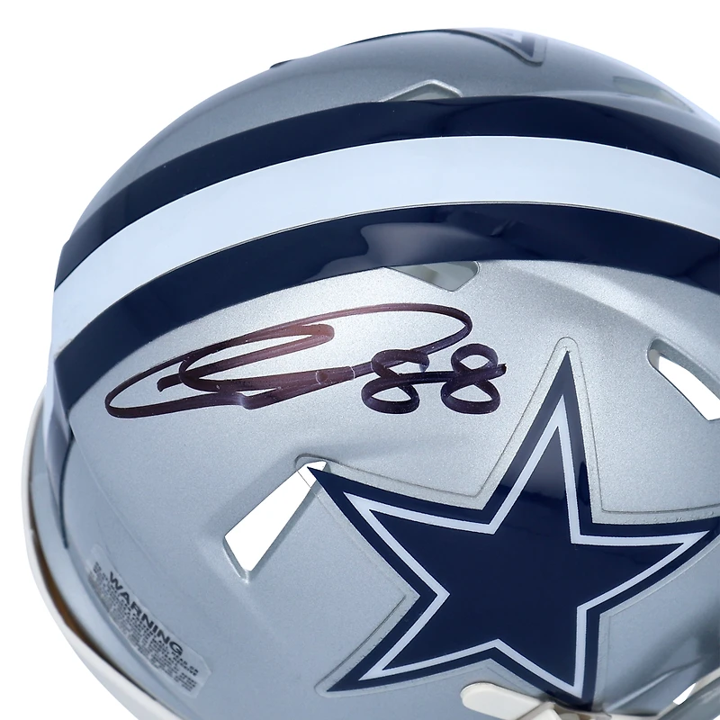 CeeDee Lamb Dallas Cowboys Autographed Riddell Speed Mini Helmet