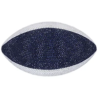 CeeDee Lamb Dallas Cowboys Autographed Swarovski Crystal White Panel Football - Art by Rock On Sports 