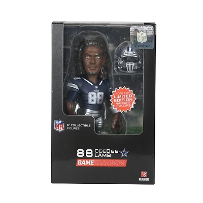 Figurine en vinyle GameChanger de 6 pouces de la série 1 des Cowboys de Dallas de CeeDee Lamb - Recherchez des variantes de couleurs unies rares