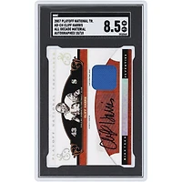 Cliff Harris Dallas Cowboys Autographed 2007 Playoff National Treasures All Decade Material Jersey Relic #AD-CH #10/10 SGC Authenticated 8.5 Card