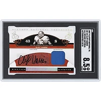 Cliff Harris Dallas Cowboys Autographed 2007 Playoff National Treasures All Decade Material Jersey Relic #AD-CH #10/10 SGC Authenticated 8.5 Card