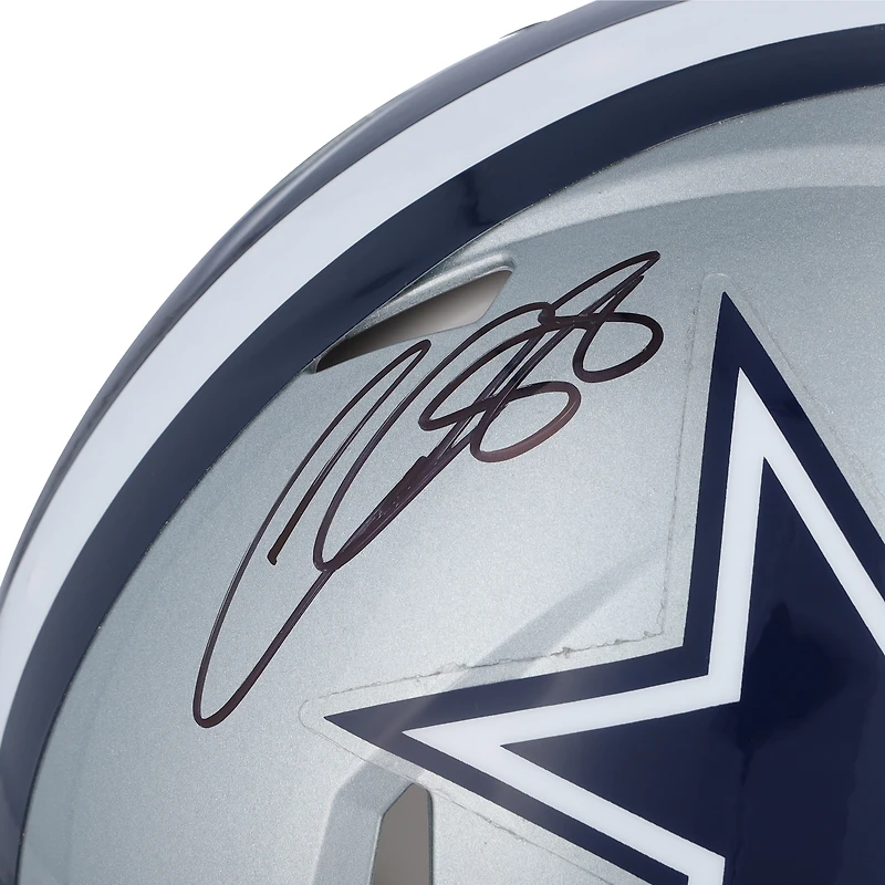 Dak Prescott & CeeDee Lamb Dallas Cowboys Autographed Riddell Speed Authentic Helmet