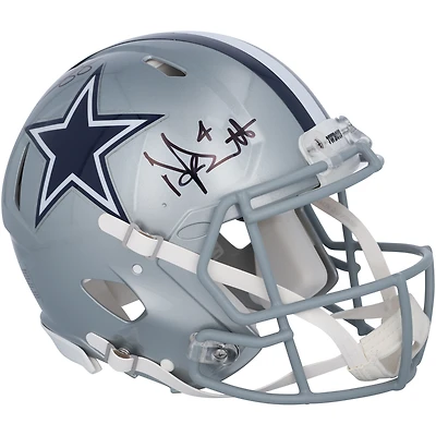 Dak Prescott & CeeDee Lamb Dallas Cowboys Autographed Riddell Speed Authentic Helmet