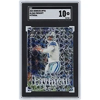 Carte Panini Donruss Optic Mythical #6 SGC 2023 des Cowboys de Dallas de Dak Prescott, authentifiée, 10 pièces