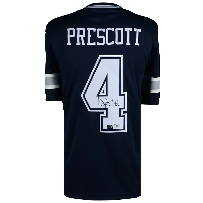 Dak Prescott Dallas Cowboys Autographed Blue Nike Limited Jersey