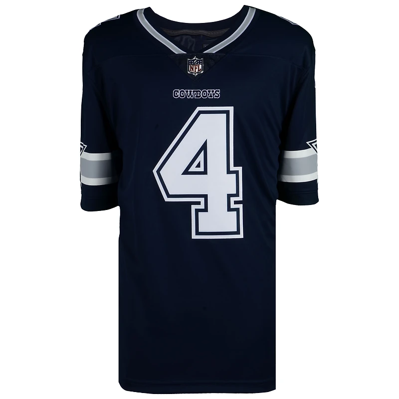 Dak Prescott Dallas Cowboys Autographed Blue Nike Limited Jersey