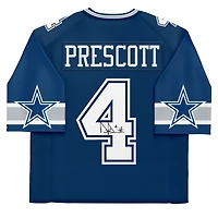 Dak Prescott Dallas Cowboys Autographed Blue Nike Limited Jersey