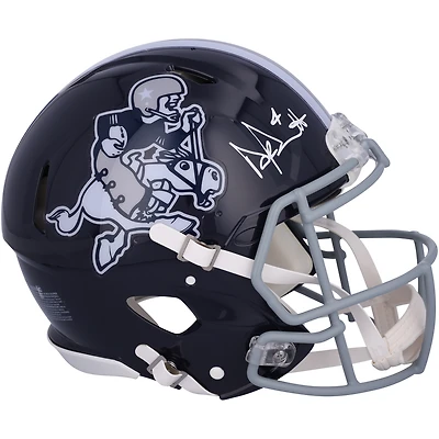 Dak Prescott Dallas Cowboys Autographed Cowboy Joe Riddell Speed Authentic Helmet