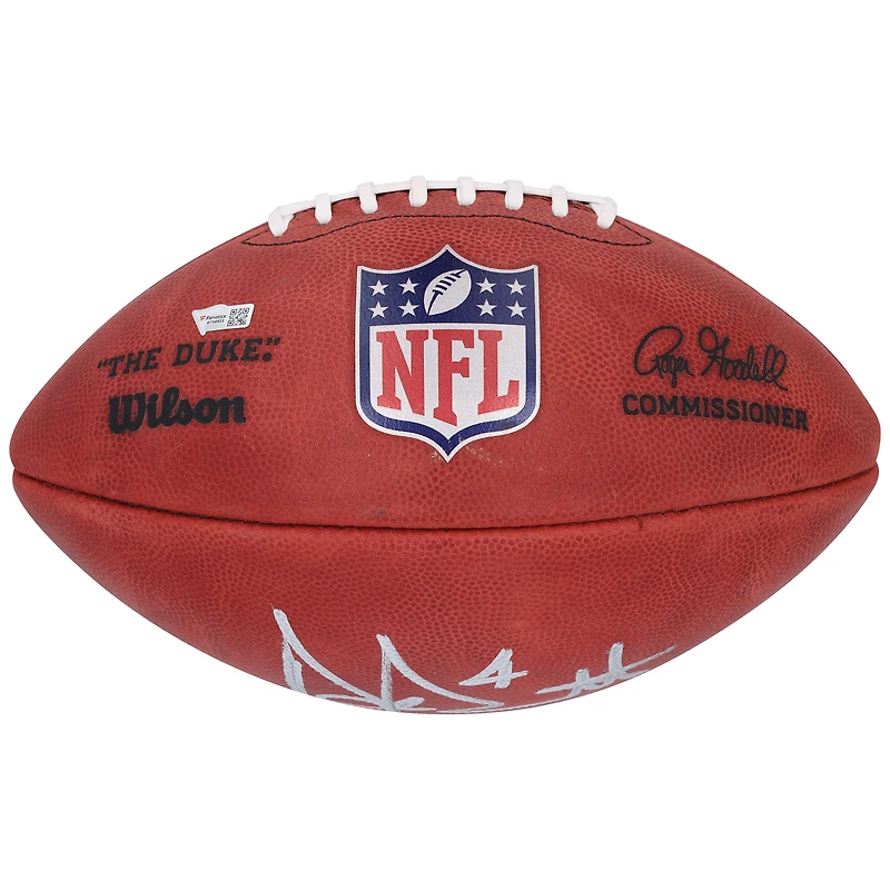 Dak Prescott Dallas Cowboys Autographed Duke Game Football