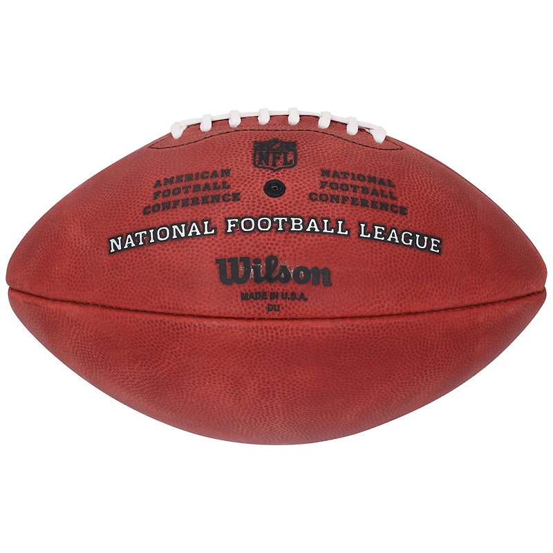 Ballon de football américain autographié par Dak Prescott des Dallas Cowboys lors du match contre Duke