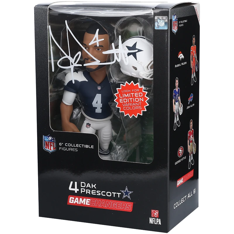 Dak Prescott Dallas Cowboys Autographed GameChangers Series 2 6" Figurine 