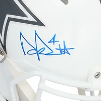 Casque Riddell authentique autographié par Dak Prescott Dallas Cowboys 2024 Salute To Service Speed