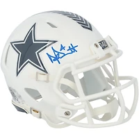 Casque Riddell 2024 Salute To Service Speed ​​Mini autographié par Dak Prescott des Cowboys de Dallas
