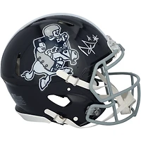 Casque authentique Riddell Cowboy Joe Speed ​​autographié par Dak Prescott des Cowboys de Dallas