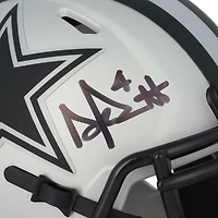 Casque Riddell Rave Speed ​​Mini autographié par Dak Prescott des Cowboys de Dallas