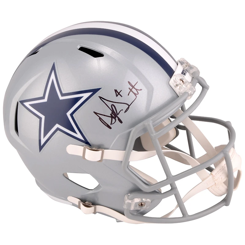 Dak Prescott Dallas Cowboys Autographed Riddell Speed Replica Helmet