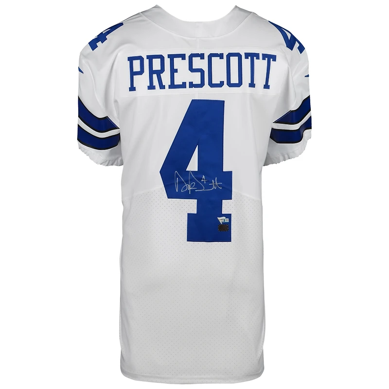Dak Prescott Dallas Cowboys Autographed White Nike Elite Jersey