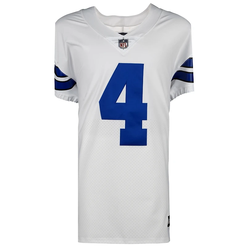 Dak Prescott Dallas Cowboys Autographed White Nike Elite Jersey