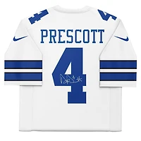 Dak Prescott Dallas Cowboys Autographed White Nike Elite Jersey