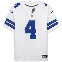 Dak Prescott Dallas Cowboys Autographed White Nike Limited Jersey