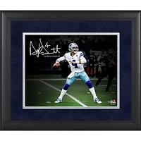 Dak Prescott Dallas Cowboys Facsimile Signature Framed 11" x 14" Spotlight Photograph