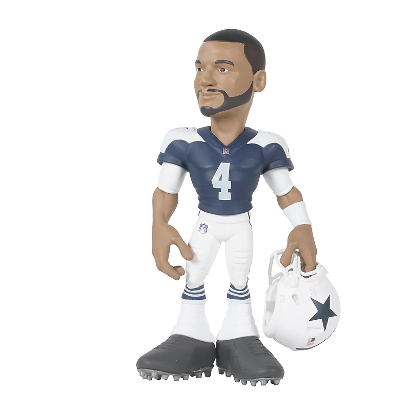Figurine en vinyle GameChanger de 6 pouces de la série 2 des Cowboys de Dallas de Dak Prescott - Recherchez des variantes de couleurs unies rares